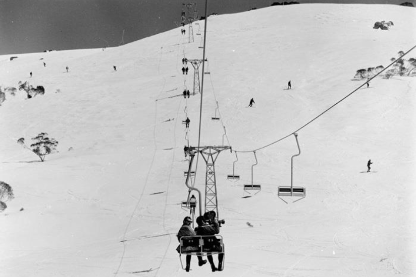 Mt Perisher Double Chair vintage