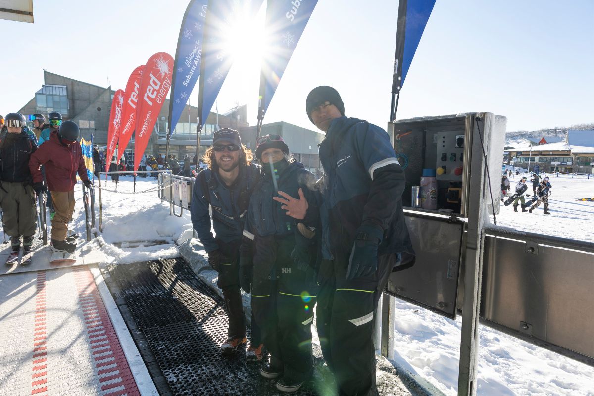 Perisher Team Member in Snow