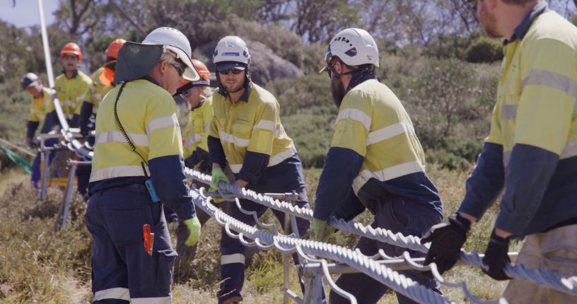 Rope Splicing at Perisher on New Mt. Perisher 6